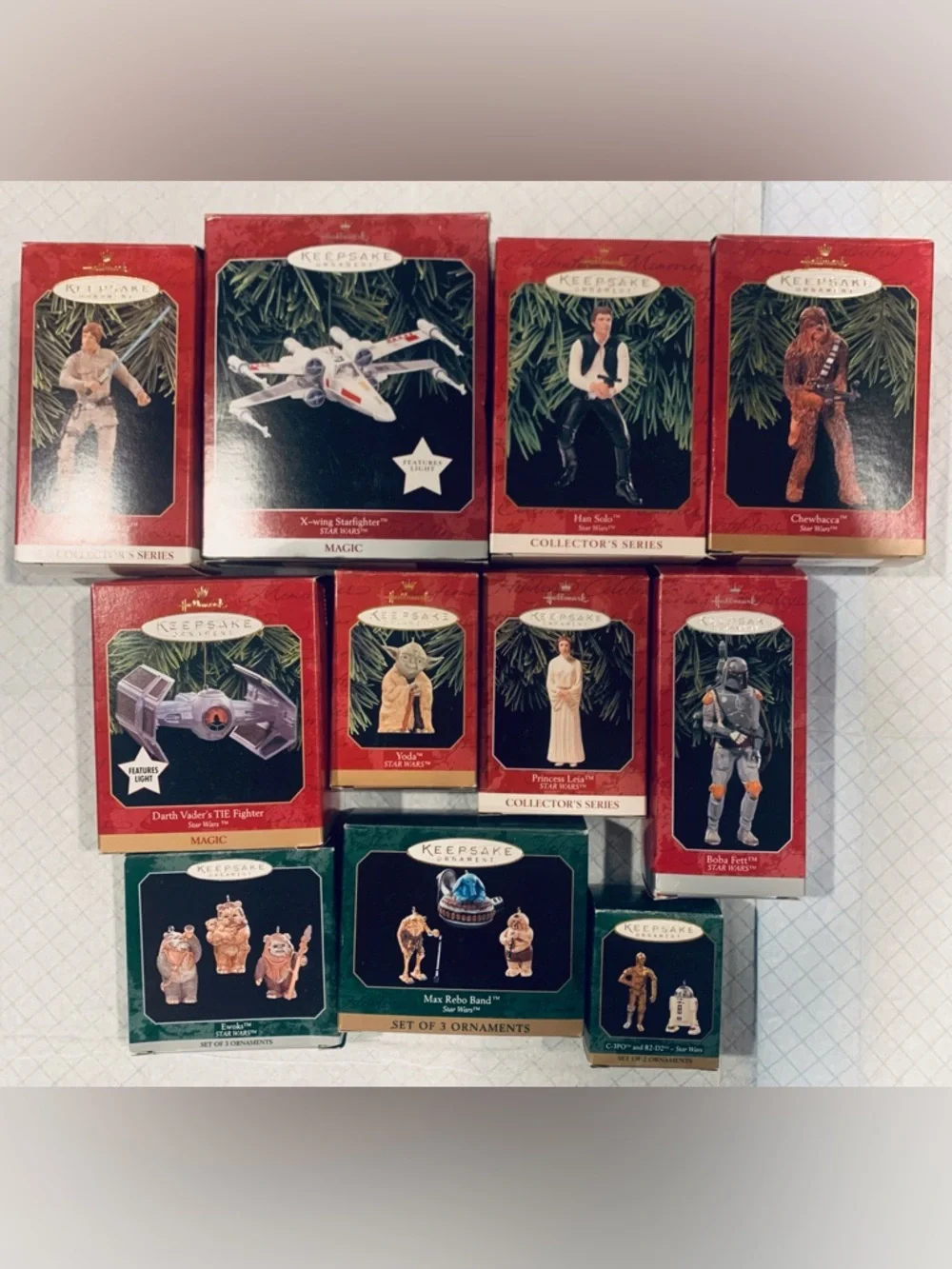 Huge bundle of Hallmark Star Wars Keepsake Ornaments